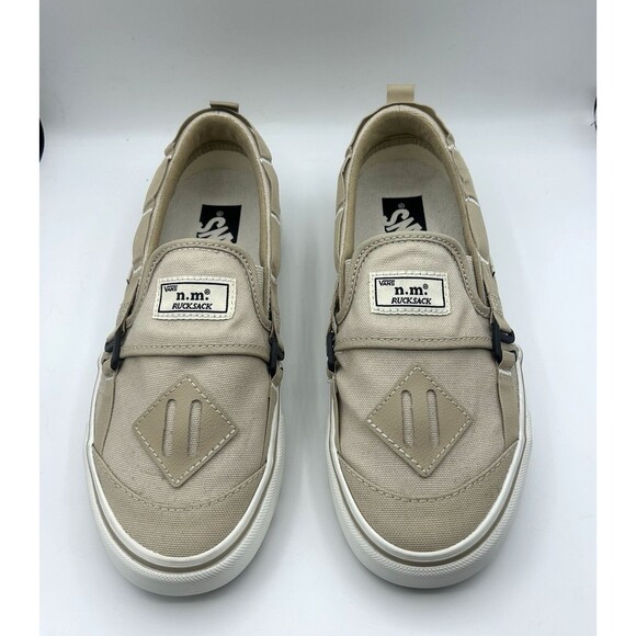 Vans X Nicole McLaughlin Rucksack Slip-On Women Shoe Sand Color Size 7 US New - Picture 2 of 12